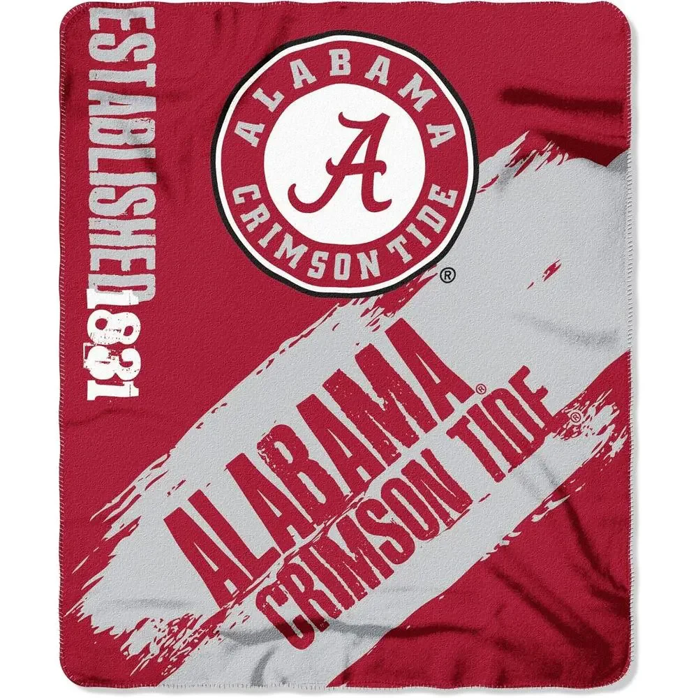 Northwest NCAA Alabama Crimson Tide Unisex-Adult Fleece Throw Blanket